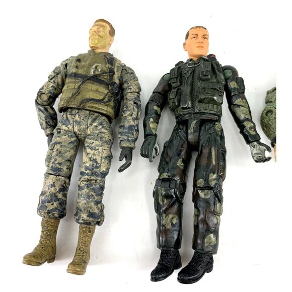 Blue Box Toys BBi Elite Force Military Action Figure 4" Tall 2007 Lot of 4 - Picture 2 of 8